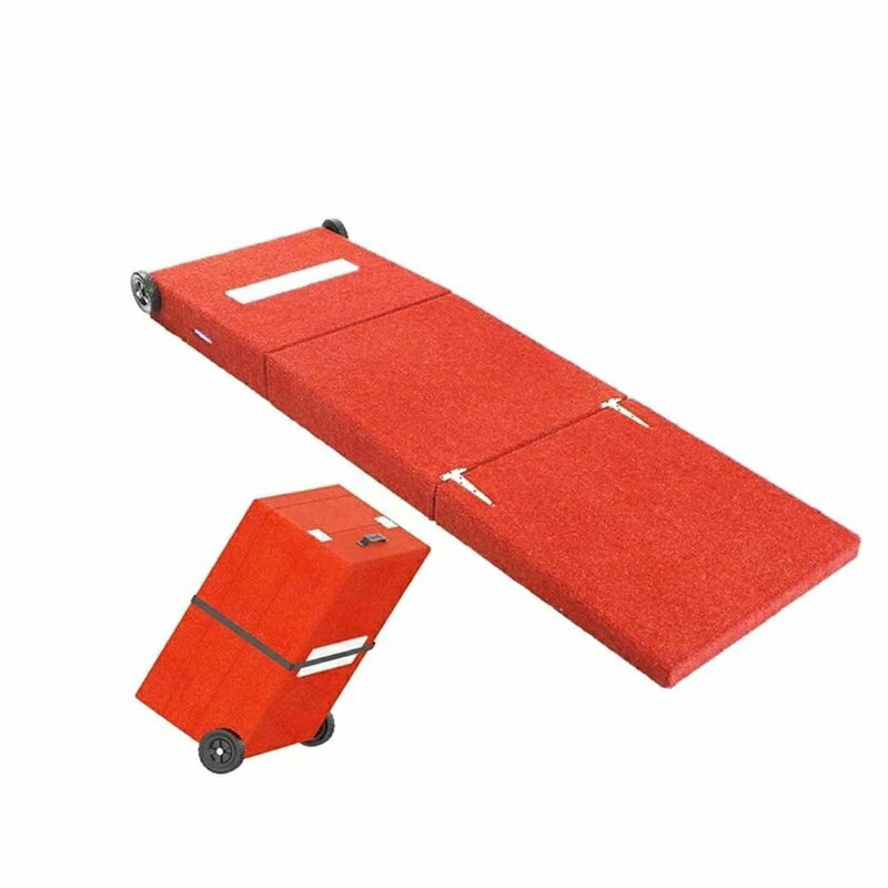 野球ピッチャー用ポータブルピッチングマウンド、折りたたみ式ピッチャーマウンドピッチングマウンド、傾斜マウンド 屋内屋外用野球ピッチングマウンド 人工芝 移設可能 野球 ピッチャーマウンド(Green)