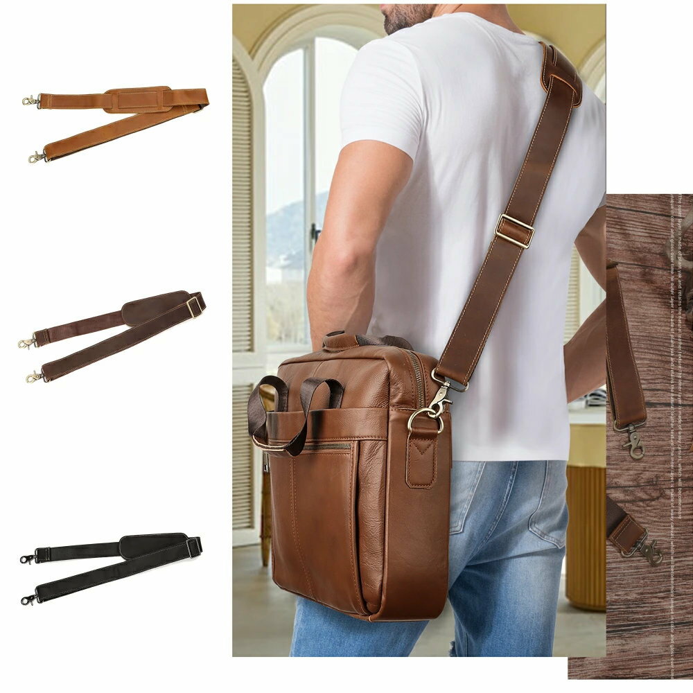ショルダーバッグ ストラップ メンズ 太め 幅cm 長さcm ショルダーベルト 幅広 本革 カバン 肩掛けベル..