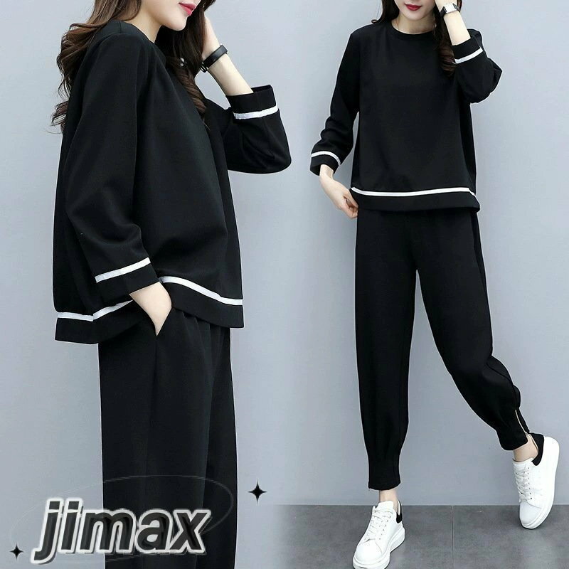 セットアップ レディース 秋 冬 セットアップ レディース 秋冬新作 スウェットセット スポーツウェア点セット 長袖オーバー ロングパンツ 運動着/部屋着 カジュアル ジャージ 大きいサイズ ホワイトデー