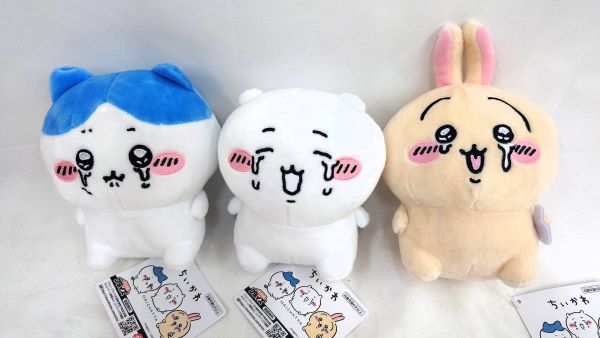 【中古】【未使用】ちいかわ 泣いちゃったぬいぐるみ 全3種フルコンプ セット＜コレクターズアイテム＞（代引き不可）6573