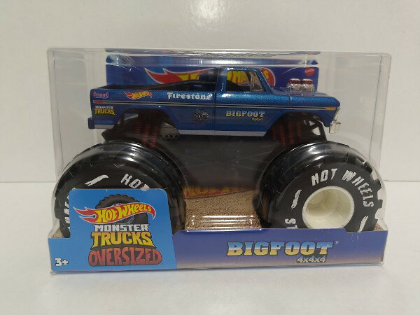 【中古】【未開封】ホットウィールモンスタートラック ビッグサイズ ビッグフット 1：24＜コレクターズ..