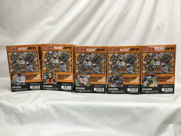 【中古】【未開封】【セット】フィギュア　「NARUTO-ナルト-」 NARUTOP99　波風ミナト/うずまきナルト/春野サクラ/うちはイタチ/はたけカカシ　5点＜フィギュア＞（代引き不可）6558