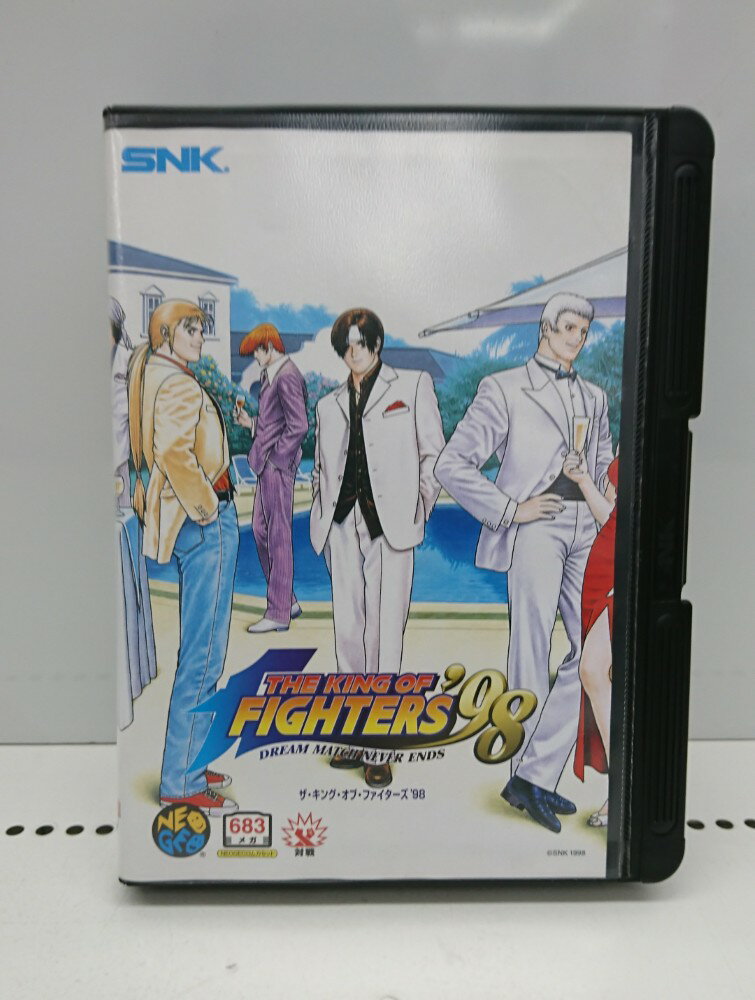 【中古】【箱説あり】「ザ・キング・オブ・ファイターズ98」(ROMカセット)ネオジオROMソフト<レトロゲーム>(代引き不可)6513