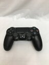 【中古】【外箱なし】【動作未確認】ワイヤレスコントローラDUALSHOCK4 ジェット・ブラック (CUH-ZCT2J)<レトロゲーム>(代引き不可)6558