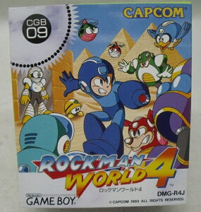 【中古】【箱説あり】ゲームボーイソフト「ロックマンワールド4」<レトロゲーム>(代引き不可)6355