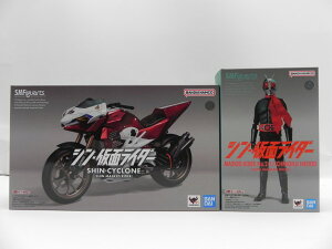 【中古】【開封品】S.H.Figuarts 仮面ライダー第2+1号 一文字隼人/S.H.Figuarts シンサイクロン号<フィギュア>(代引き不可)6587