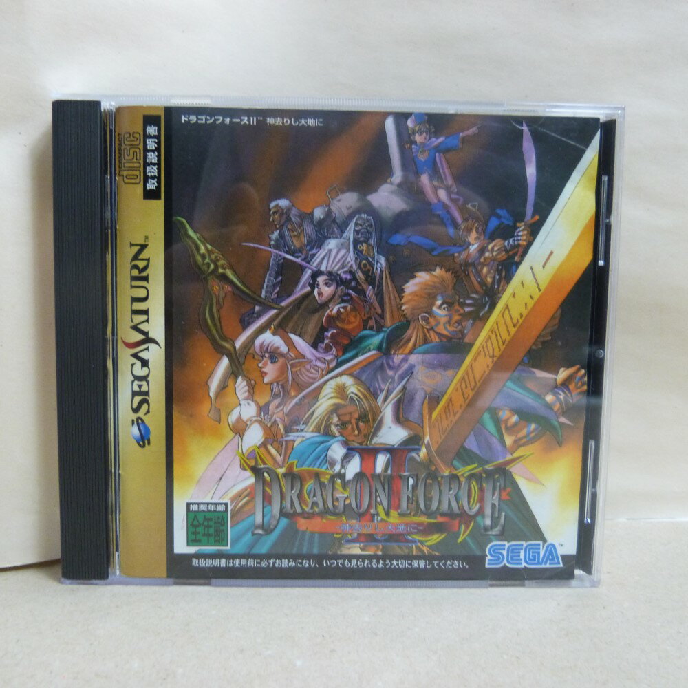 【中古】【開封品】セガサターン ドラゴンフォース2 神去りし大地に GS-9184<レトロゲーム>(代引き不可)6600