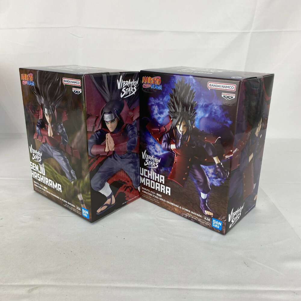 【中古】【未開封】【セット】NARUTO-ナルト- 疾風伝 VIBRATION STARS-SENJU HASHIRAMA ＆ UCHIHA MADARA- 2点＜フィギュア＞（代引き不可）6541