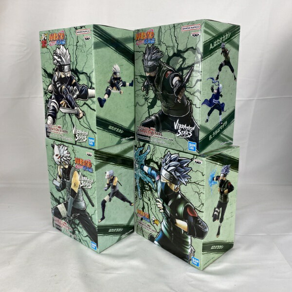 【中古】【未開封】【セット】NARUTO-ナルト- 疾風伝 はたけカカシ VIBRATION STARS 4点＜フィギュア＞（代引き不可）6541