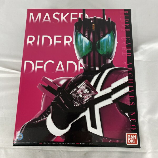 【中古】【開封品】【中身未使用】仮面ライダーディケイド ライダーカードアーカイブス ネオ プレミアムバンダイ限定＜おもちゃ＞（代引き不可）6541
