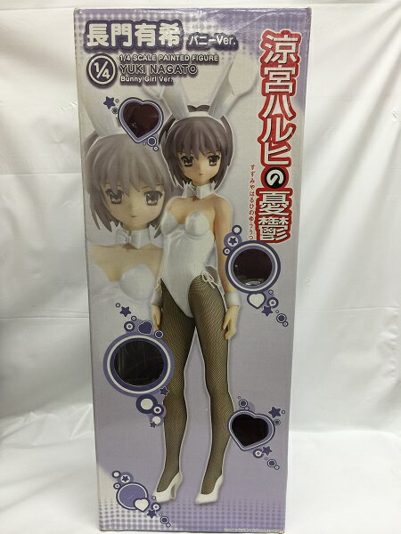 【中古】長門有希 バニーVer. 「涼宮ハルヒの憂鬱」 1/4 PVC塗装済み完成品＜フィギュア＞（代引き不可）6558