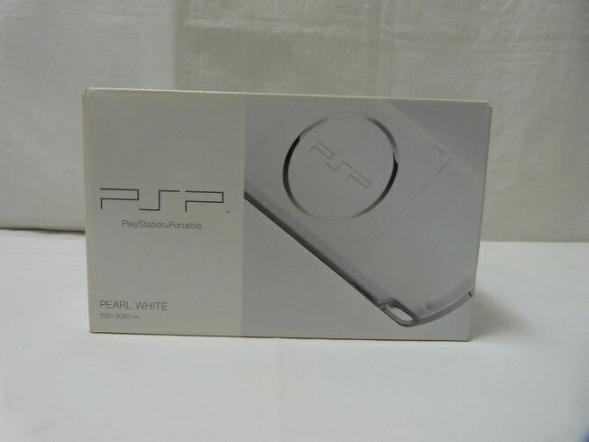 【中古】【レトロゲーム・本体】PSP-3000 PW プレイステーション ポータブル パールホワイト＜レトロゲーム＞（代引き不可）6600