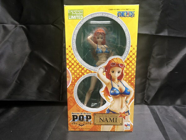 【中古】【開封品】ワンピース エクセレントモデルLIMITED Portrait.Of.Pirates Sailing Again ONE PIECE P.O.P公式ガイドブックPOPs フィギュア付き限定版同梱品 ナミ Crimin Ver. 単体＜フィギュア＞（代引き不可）6546