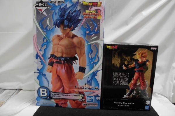 【中古】フィギュア 一番くじ ドラゴンボール SDBH 5th MISSION B賞 孫悟空 超サイヤ人ゴッド超サイヤ人 宇宙樹パワー ドラゴンボールZ History Box vol.9 孫悟空 セット＜フィギュア＞（代引き不可）6597