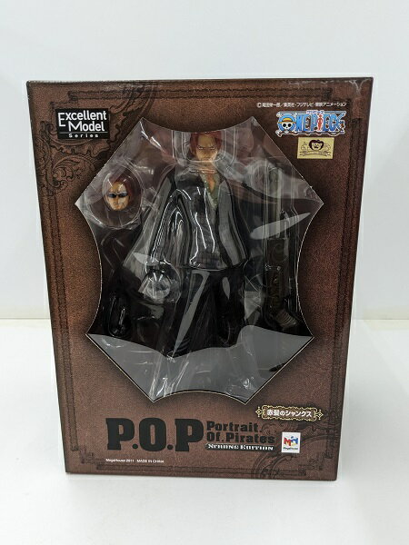 【中古】エクセレントモデル P.O.P ワンピース STRONG EDITION 赤髪のシャンクス＜フィギュア＞（代引き不可）6584