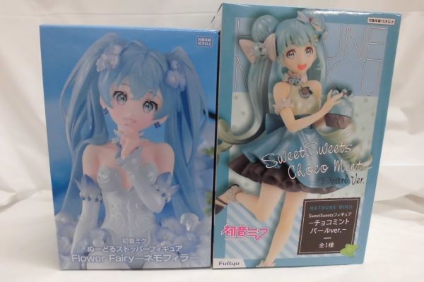 【中古】【未開封品】初音ミク　フィギュア　ぬーどるストッパー　ネモフィラ　SweetSweets　チョコミントパールver 2体セット＜フィギュア＞（代引き不可）6597