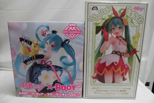 【中古】【未開封品】初音ミク×Rody　AMP＋ フィギュア～39／サンキューver.　Wonderland 親指姫　2体セット＜フィギュア＞（代引き不可）6597