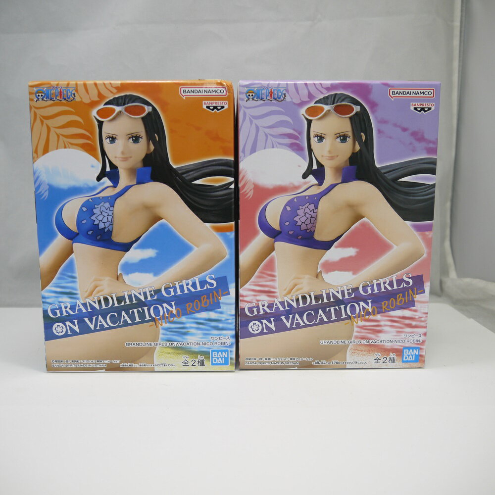 【中古】【未開封】「ワンピース」 GRANDLINE GIRLS ON VACATION-NICO ROBIN-全2種セット ＜フィギュア＞（代引き不可）6547