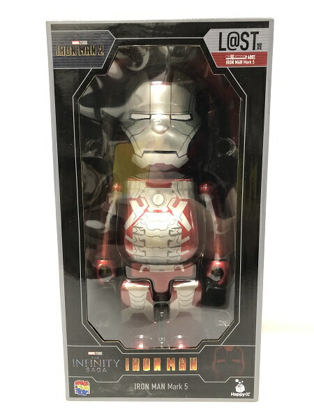 【中古】【未開封品】 MARVEL Happyくじ BE@RBRICK ベアブリック 400 ラスト賞 アイアンマン マーク5＜フィギュア＞（代引き不可）6605