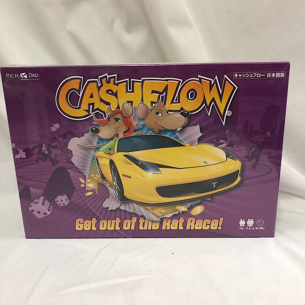 【中古】【未開封】キャッシュフロー 日本語版 (Cashflow - Get Out Of The Race!)＜おもちゃ＞（代引き不可）6552