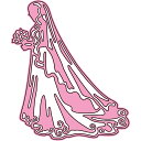 DCN147/エレンティーナ/ダイ（抜型）/WOMAN IN WEDDING DRESS 花嫁