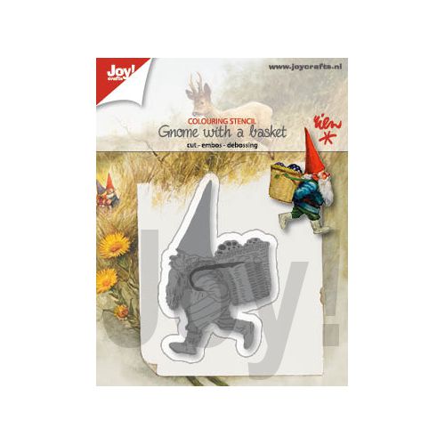【6002-1370】/ジョイ・クラフツ/ダイ（抜型）/Gnome with basket　小人 と バスケット