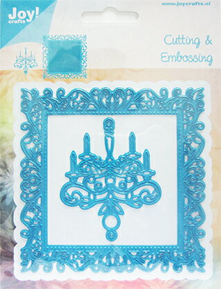 6002-0360/ジョイ・クラフツ/ダイ（抜型）/Border + chandelier シャンデリア フレーム