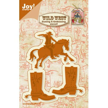 6002-0423/ジョイ・クラフツ/ダイ（抜型）/Cowboy Boots 馬 ウエスタンブーツ