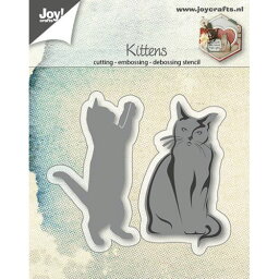 6002-0694/ジョイ・クラフツ/ダイ（抜型）/Kittens 2 pc 猫