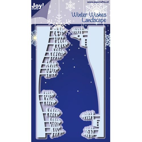 6002-0697/ジョイ クラフツ/ダイ（抜型）/Winter Wishes Landscape クリスマス ボーダー ノーエンドボーダー