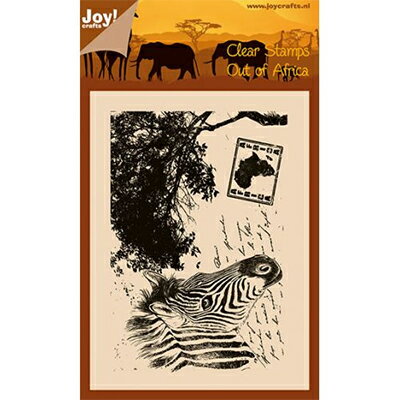 6410-0426/ジョイ・クラフツ/クリアスタンプ/Out of Africa/zebraのサムネイル