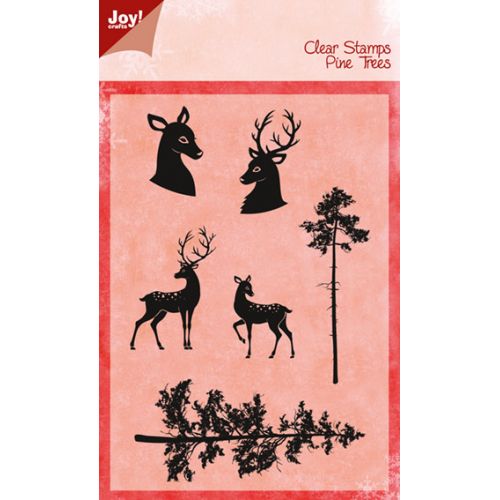 6410-0428/ジョイ・クラフツ/クリアスタンプ/Christmas animals