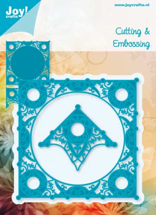 6002-0173/ジョイ・クラフツ/ダイ（抜型）/ 正方形のフレーム コーナー