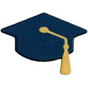 Q2008-KS0159/クイックカッツ/ダイ(抜型)/2×2 Double Die/grad cap 卒業(注意:白いスポンジ部分は剥がさずご使用下さい)