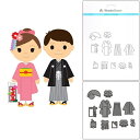 【436】/ワンダーハウス/ダイ(抜型)/着せ替え衣装 七五三 寺沼麻美