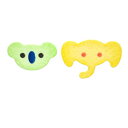 35-032/ワンダーハウス/スポンジダイ(抜型)/animals 動物アイコン セット(注意:白いスポンジ部分は剥がさずご使用下さい)