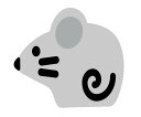 【N42-328】ワンダーハウス/ダイ(抜型)/子 ネズミ 干支 寺沼麻美