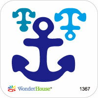 N42-209/ワンダーハウス/ダイ（抜型）/anchor イカリ いかり 錨 marine マリン