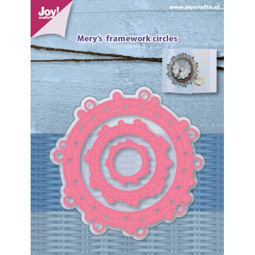 6002-0997/ジョイ・クラフツ/ダイ（抜型）/Mery's Frame workcircles サークル フレーム