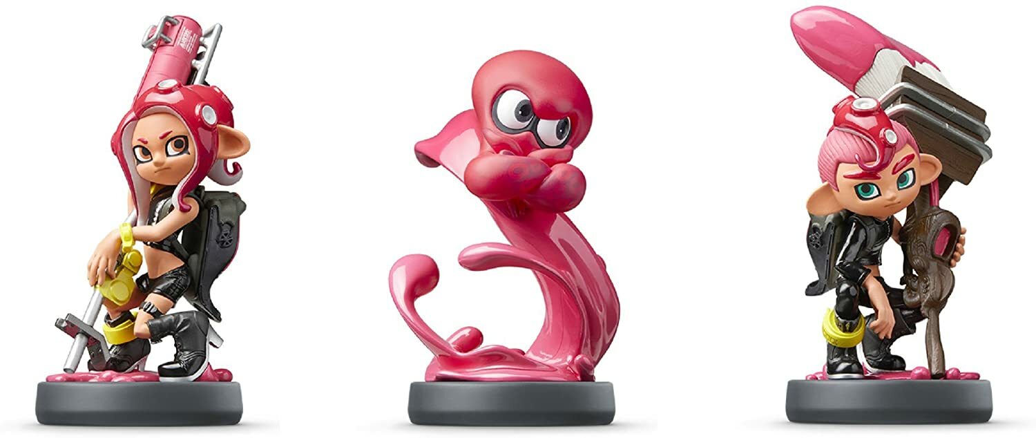 新品 送料無料 amiibo トリプルセット タコガール タコ タコボーイ スプラトゥーンシリーズ 任天堂 アミーボ Nintendo Switch用その他周辺機器