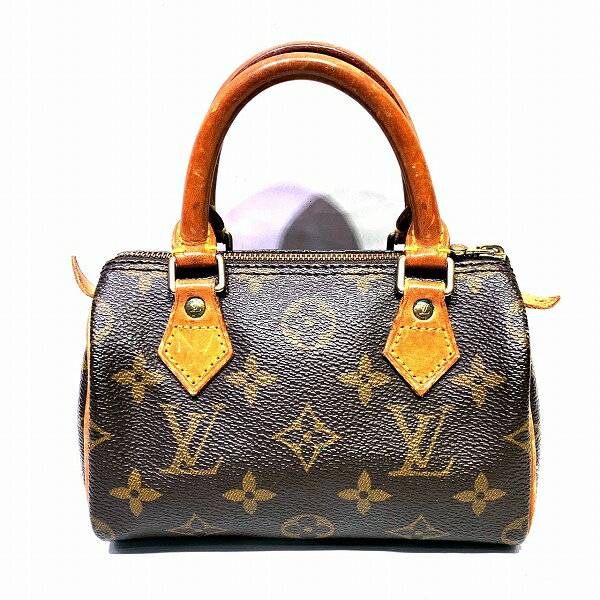 ルイヴィトン Louis Vuitton モノグラム ミニスピーディ M41534 バッグ ハンドバッグ レディース 送料無料 【中古】【あす楽】