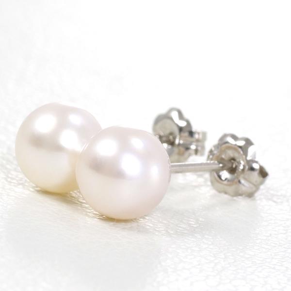 楽天ワンダープライス　楽天市場店PT900 プラチナ ピアス パール 総重量約0.9g ジュエリー 中古 送料無料 新品同様 【中古】【あす楽】 ギフトラッピング無料