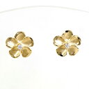 14K YG ピアス ジルコニア 総重量約1.3g ジュエリー 中古 送料無料 新品同様 【中古】【あす楽】 ギフトラッピング無料