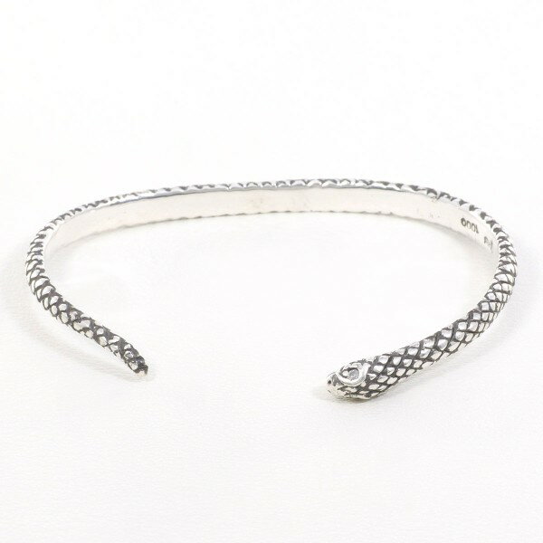 シルバー バングル ジルコニア 総重量約13.8g 約16cm ジュエリー 中古 送料無料 【中古】 ギフトラッピング無料