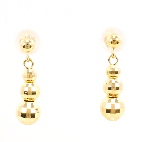 K18 18金 YG イエローゴールド ピアス 総重量約0.8g ジュエリー 中古 送料無料 新品同様 【中古】【あす楽】 ギフトラッピング無料