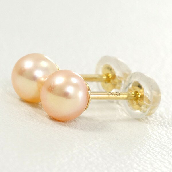 K18 18金 YG イエローゴールド ピアス パール(真珠) 総重量約0.8g ジュエリー 中古 送料無料 新品同様 【中古】 ギフトラッピング無料