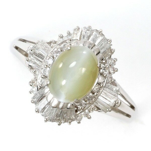 【中古】PT900プラチナリング指...