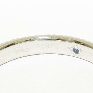 スタージュエリーPT950リング10号サファイアジュエリー★送料無料★【新品同様】【】【】