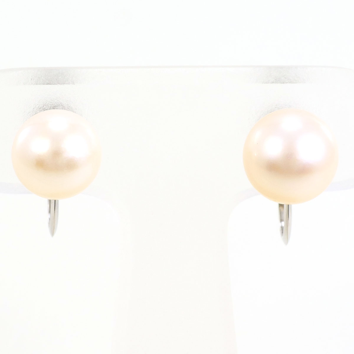 PT850/プラチナ イヤリング パール 総重量約3.5g ジュエリー 送料無料 新品同様 【中古】 ギフトラッピング無料