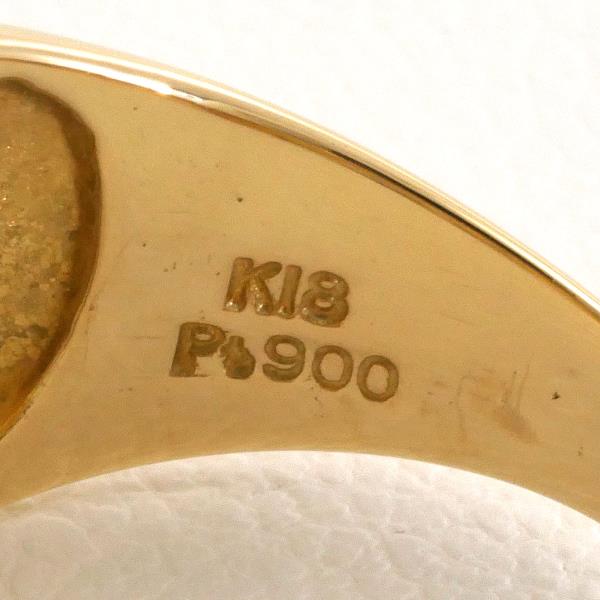 Pt850 14号 ペリドット プチダイヤ リング 3.5g www.bvmpp.com